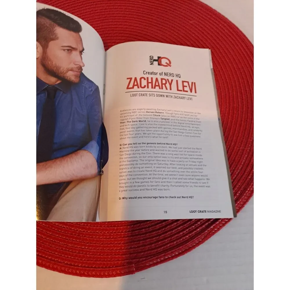 Loot Crate LC Magazine CYBER Theme June‎ 2015 And Rewind January 2015 Free Ship